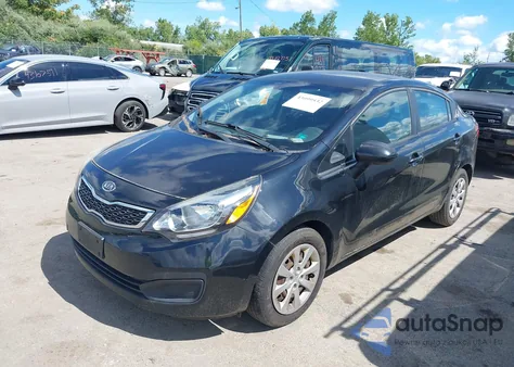 2012 Kia Rio Ex from USA, damaged, VIN KNADN4A39C6071876